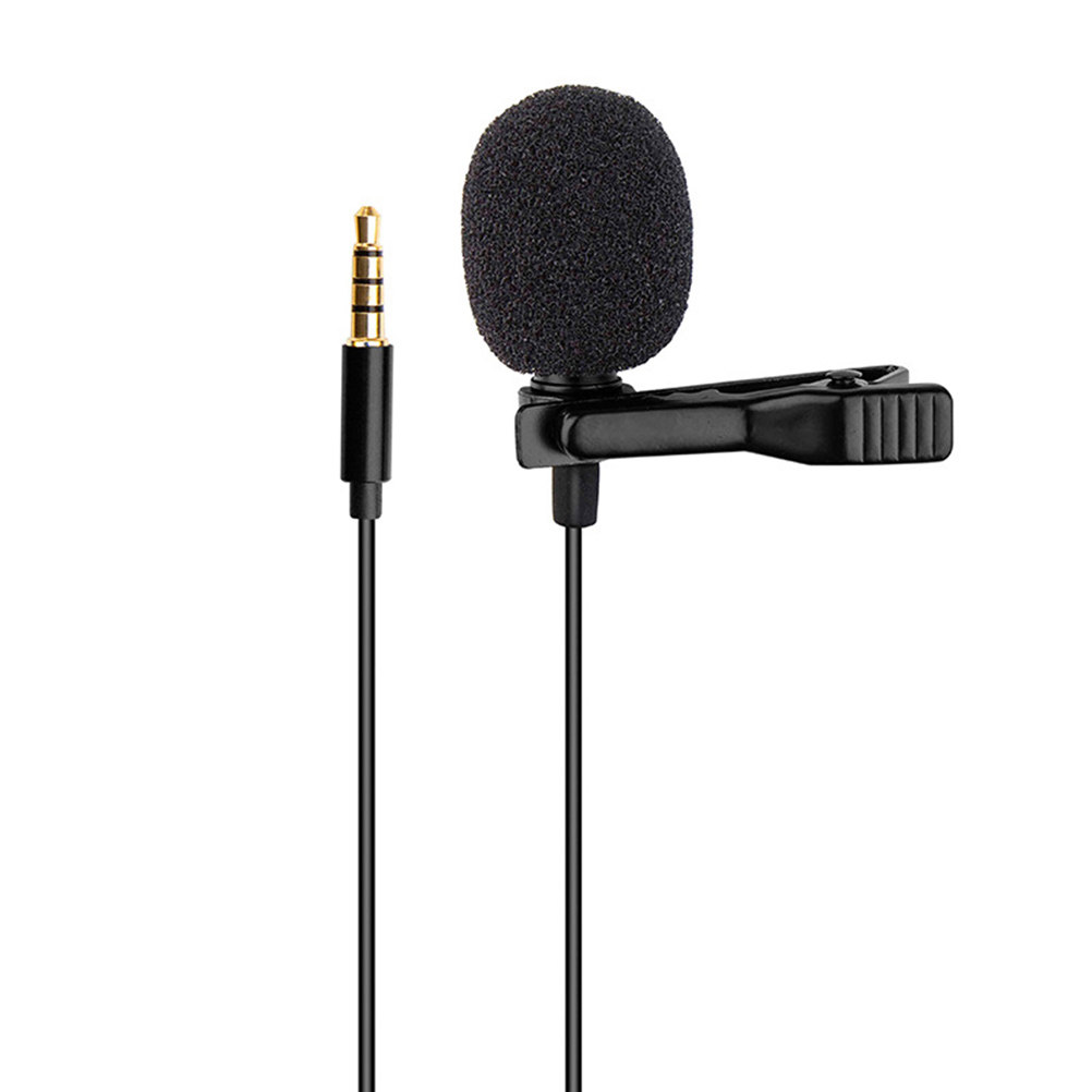 Wireless Mic For Smartphone Video Recording - 전문용 전방향 클립형 핀 마이크, 3.5mm
