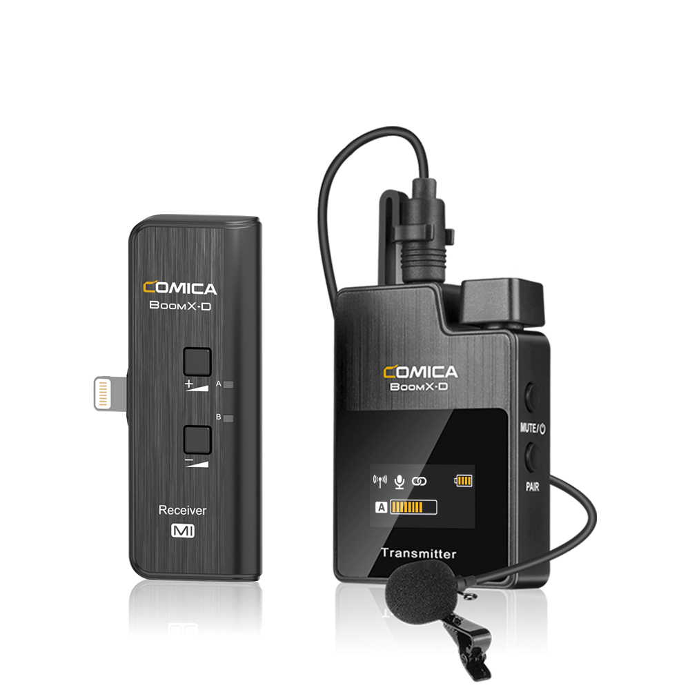 Wireless Mic For Smartphone Video Recording - Comica BoomX D MI1/2 iphone 스마트
