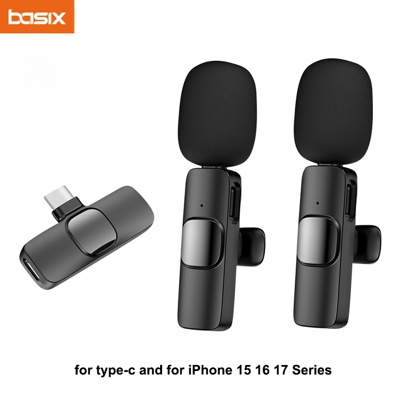 Wireless Mic For Smartphone Video Recording - 무선 라발리에 마이크 미니 마이크 타입-C