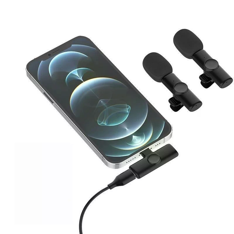 Wireless Mic For Smartphone Video Recording - Type-C 스마트폰용 미니 무선 클립 마이크,