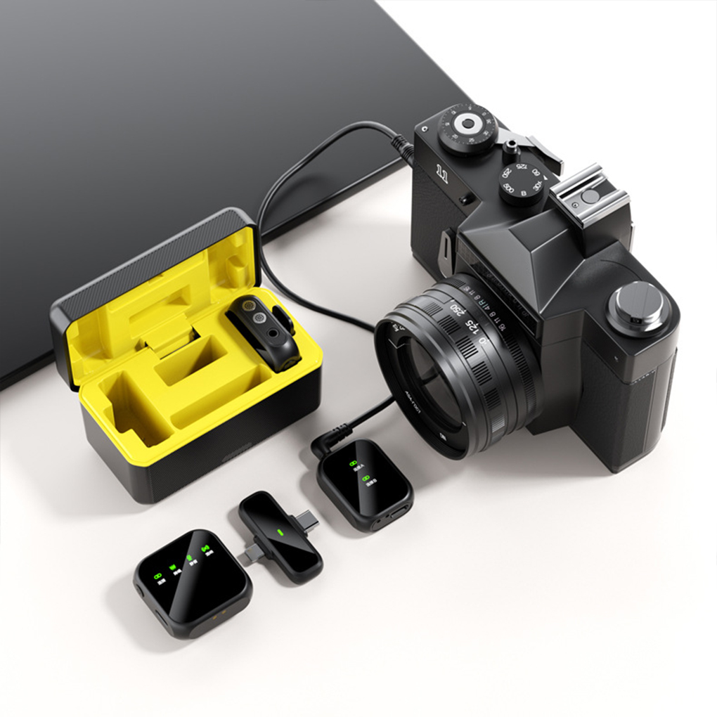 Wireless Mic For Smartphone Video Recording - 스마트 폰/PC/노트북 용 휴대용 무선 라
