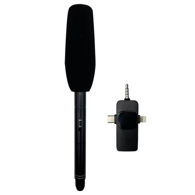 Wireless Mic For Smartphone Video Recording - 무선 핸드헬드 인터뷰 마이크 노이즈 캔슬링