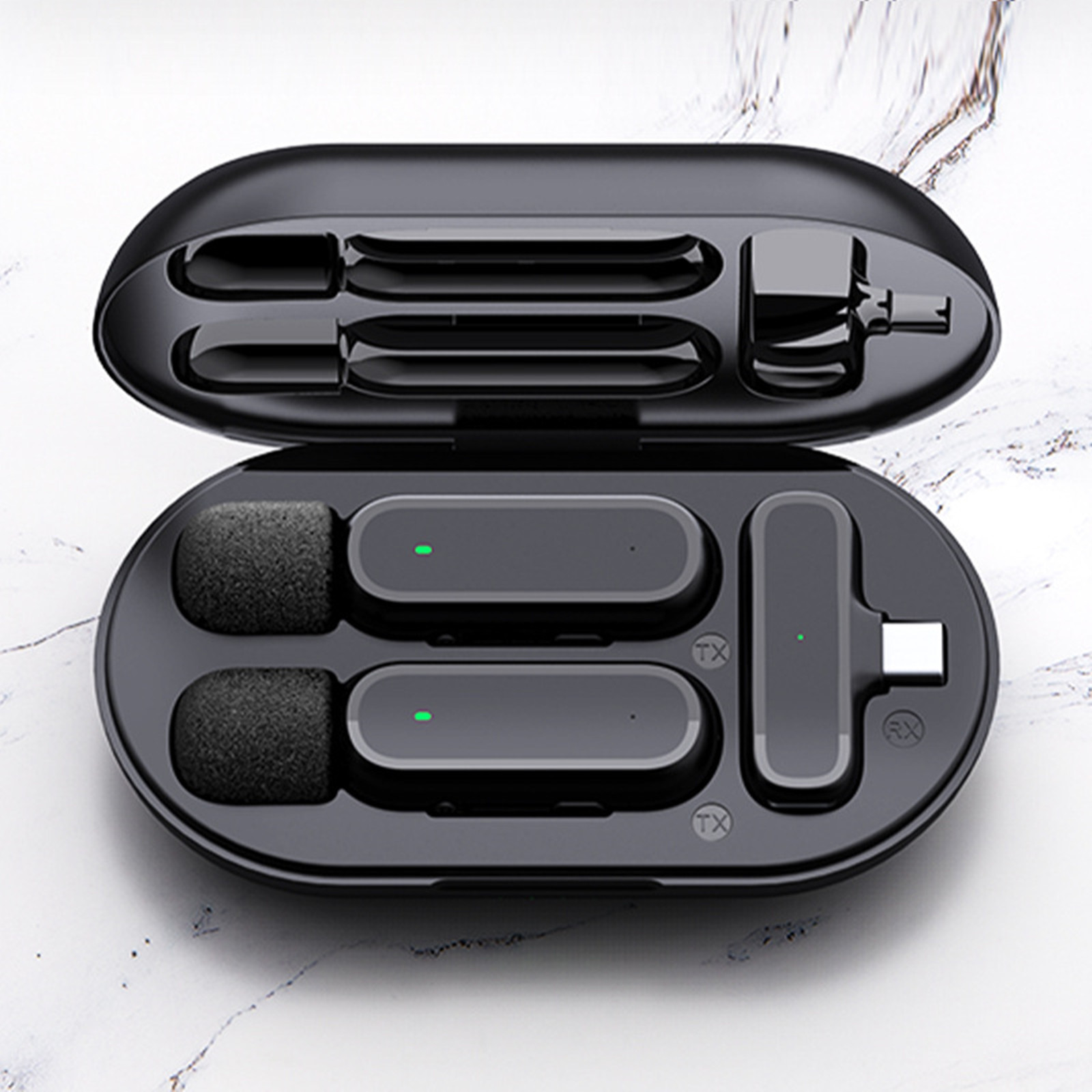 무선 라발리에 마이크, 충전 박스 포함, 소음 감소,  - Wireless Mic For Smartphone Video Recording 리뷰 및 가격