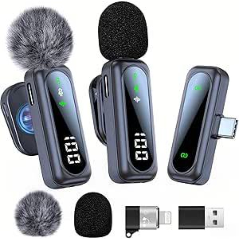J21 개인 맞춤형 디자인의 자석식 디지털 디스플레이  - Magnetic Lavalier Microphone Clip On 리뷰 및 가격