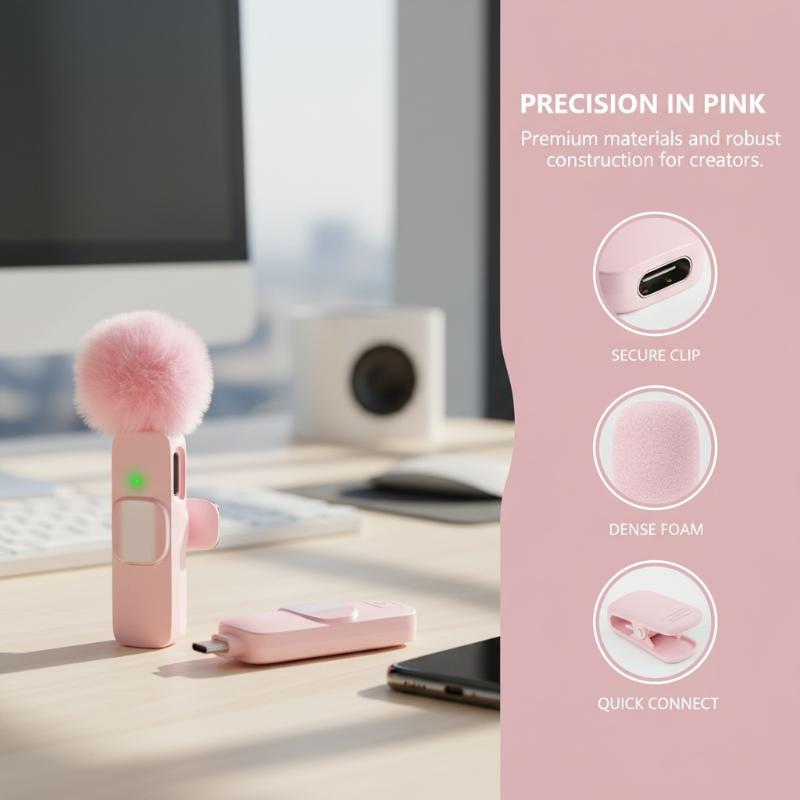 플러그 앤 플레이 무선 마이크 휴대용 미니 무선 마이크 - Wireless Mic For Smartphone Video Recording 리뷰 및 가격