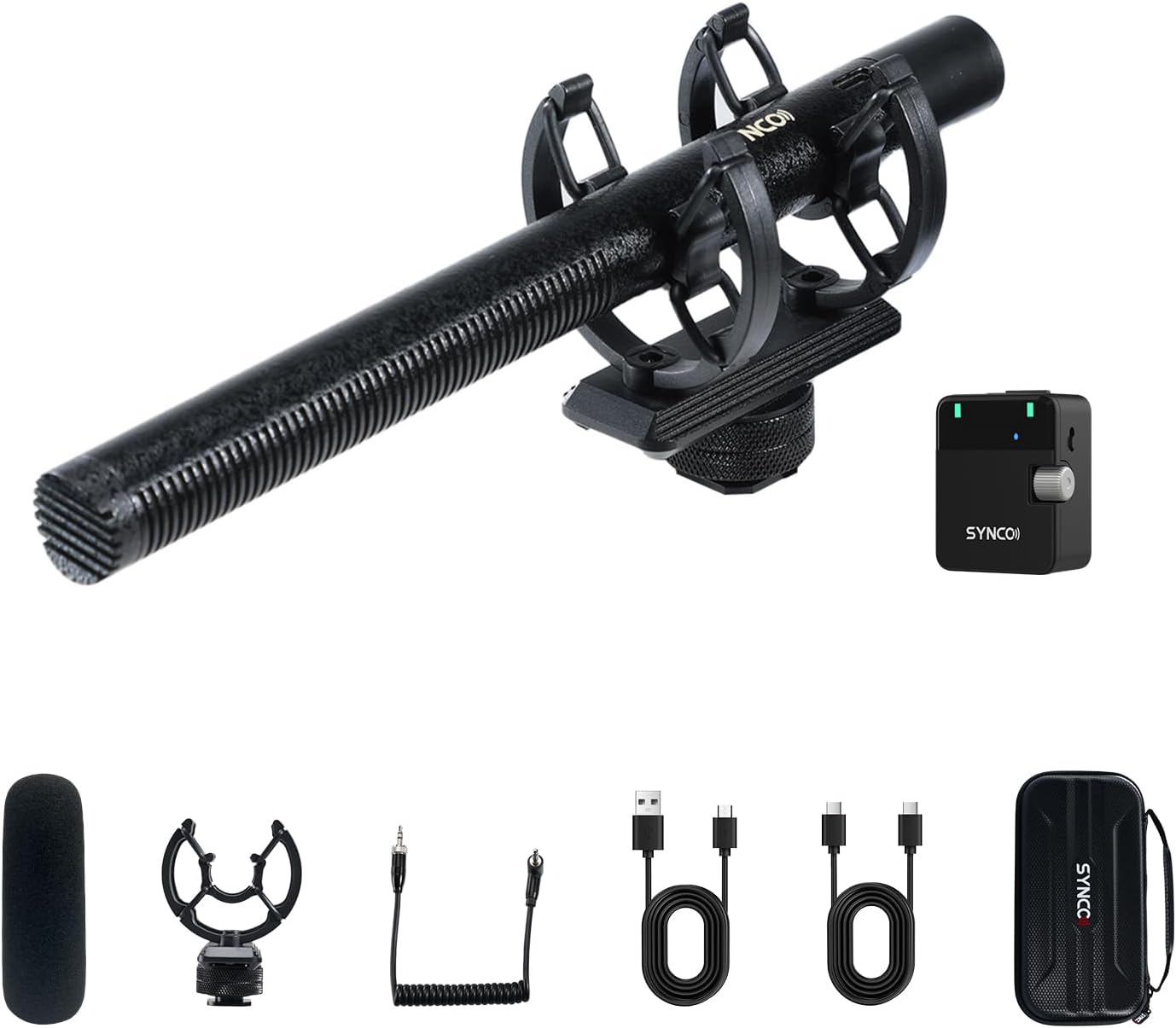 【미국 주식】 SYNCO D2 무선 샷건 마이크, 카메 - Wireless Mic For Smartphone Video Recording 리뷰 및 가격