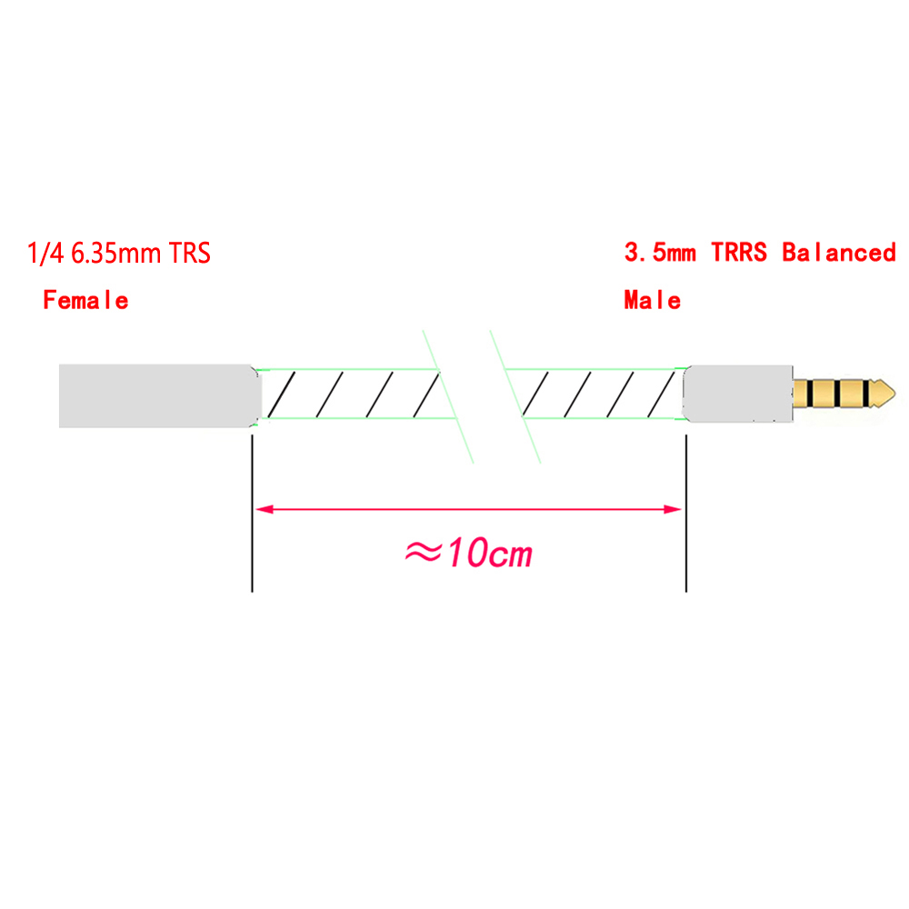 TOP-HiFi UPOCC-단결정 실버 도금 TRRS  - 3.5Mm Trs To Trrs Adapter Audio Cable 리뷰 및 가격