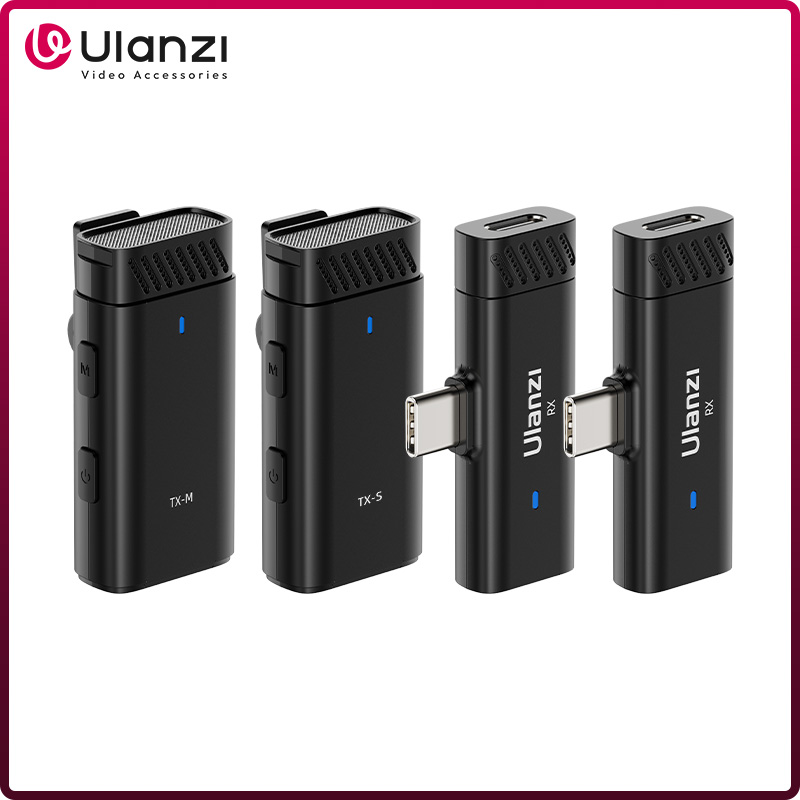 Ulanzi 듀얼 채널 무선 라발리에 마이크, 라펠 녹 - Dual Channel Wireless Lapel Mic System 리뷰 및 가격