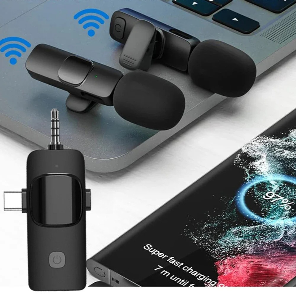 무선 라발리에 마이크 타입-C 스마트폰용 미니 마이크, - Wireless Mic For Smartphone Video Recording 리뷰 및 가격