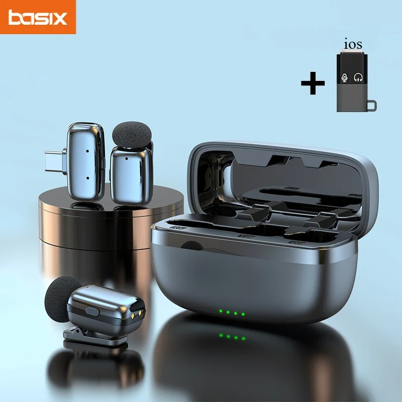 무선 라발리에 마이크 세트(충전 케이스 포함) 미니 핀 - Charging Case For Wireless Microphones 리뷰 및 가격