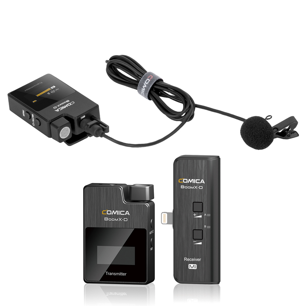 Comica BoomX D MI1/2 iphone 스마 - Wireless Mic For Smartphone Video Recording 리뷰 및 가격