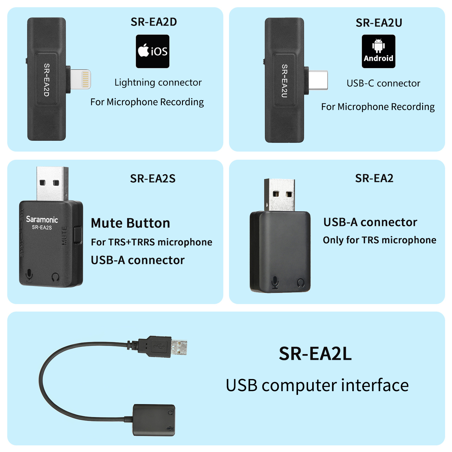 Saramonic SR-EA2 오디오 어댑터, 라이트닝 - 3.5Mm Trs To Trrs Adapter Audio Cable 리뷰 및 가격
