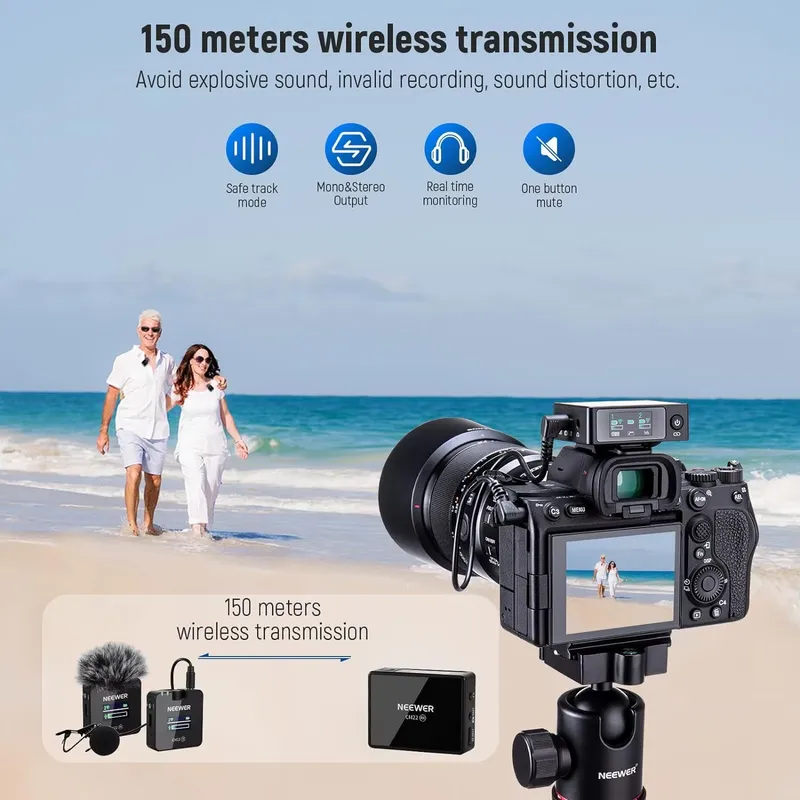 니워 2팩 무선 라발리에 마이크 충전 케이스 포함 클립 - Charging Case For Wireless Microphones 리뷰 및 가격