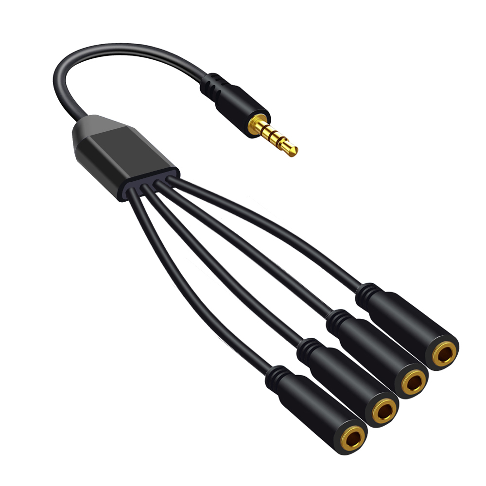 1/8 TRRS 스테레오 헤드폰 스플리터 케이블, TR - 3.5Mm Trs To Trrs Adapter Audio Cable 리뷰 및 가격
