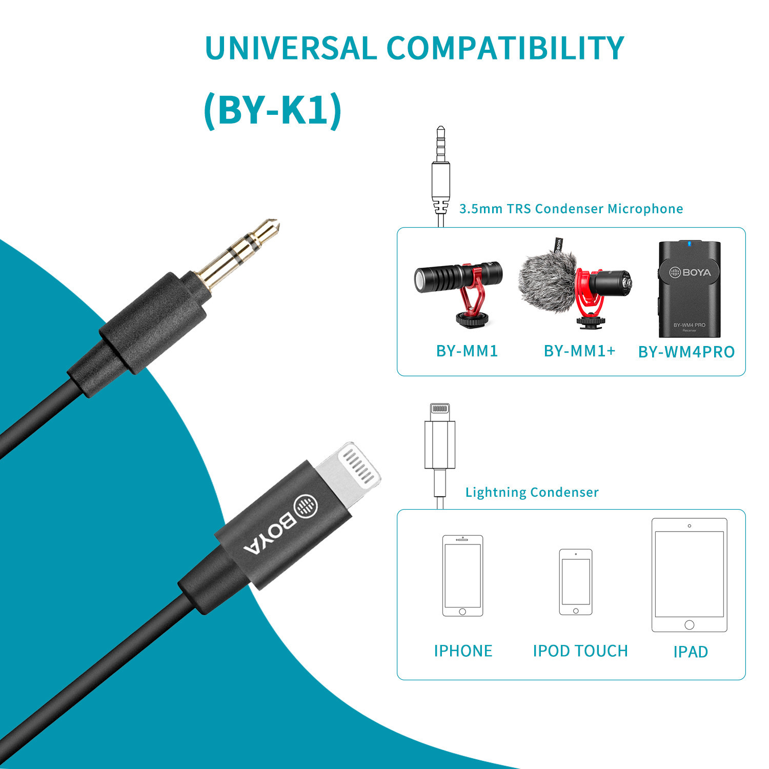 마이크 어댑터 BOYA BY-K1-K9 3.5mm 마이 - 3.5Mm Trs To Trrs Adapter Audio Cable 리뷰 및 가격