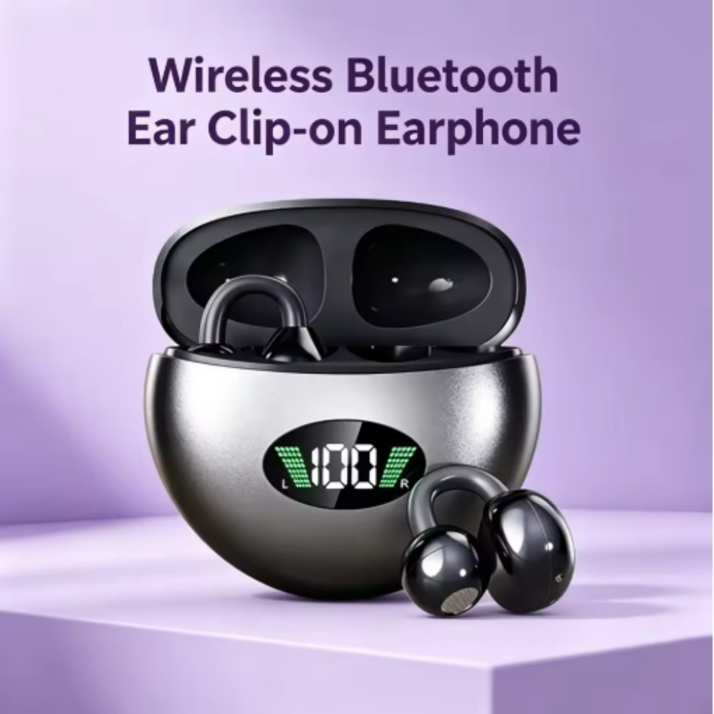 2028 무선 블루투스 이어폰, 클립형 Q71 이어폰, - Charging Case For Wireless Microphones 리뷰 및 가격