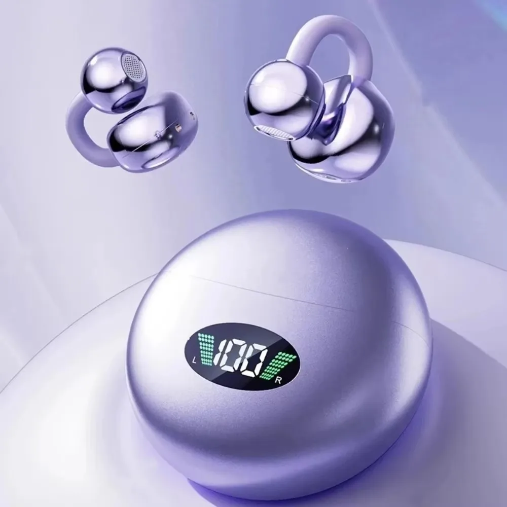 2028 무선 블루투스 이어폰, 클립형 Q71 이어폰, - Charging Case For Wireless Microphones 리뷰 및 가격