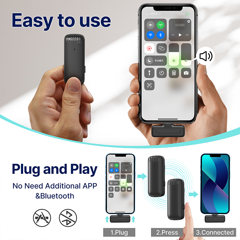 Ulanzi J12 무선 라 발리에 마이크 오디오 비디 - Wireless Mic For Smartphone Video Recording 리뷰 및 가격