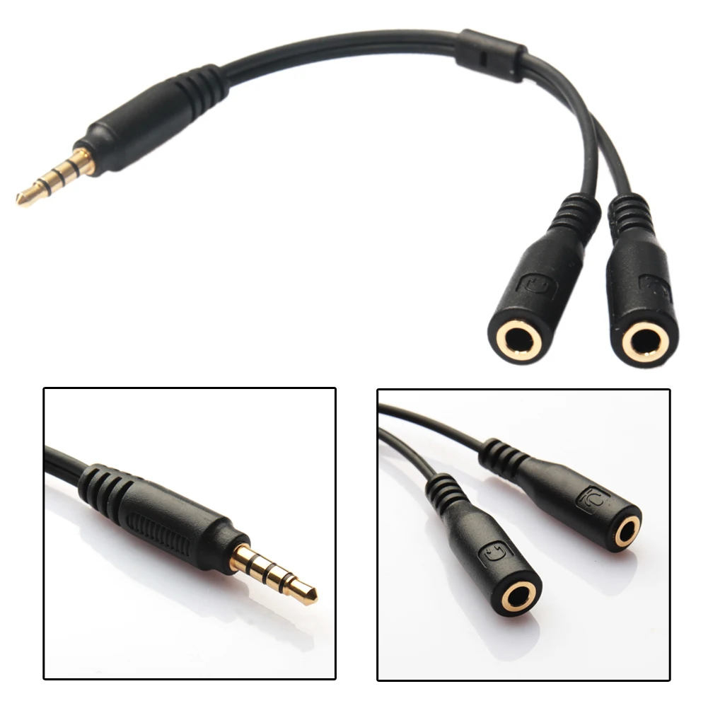 오디오 스튜디오 어댑터 케이블 1 TRRS-2 TRS  - 3.5Mm Trs To Trrs Adapter Audio Cable 리뷰 및 가격