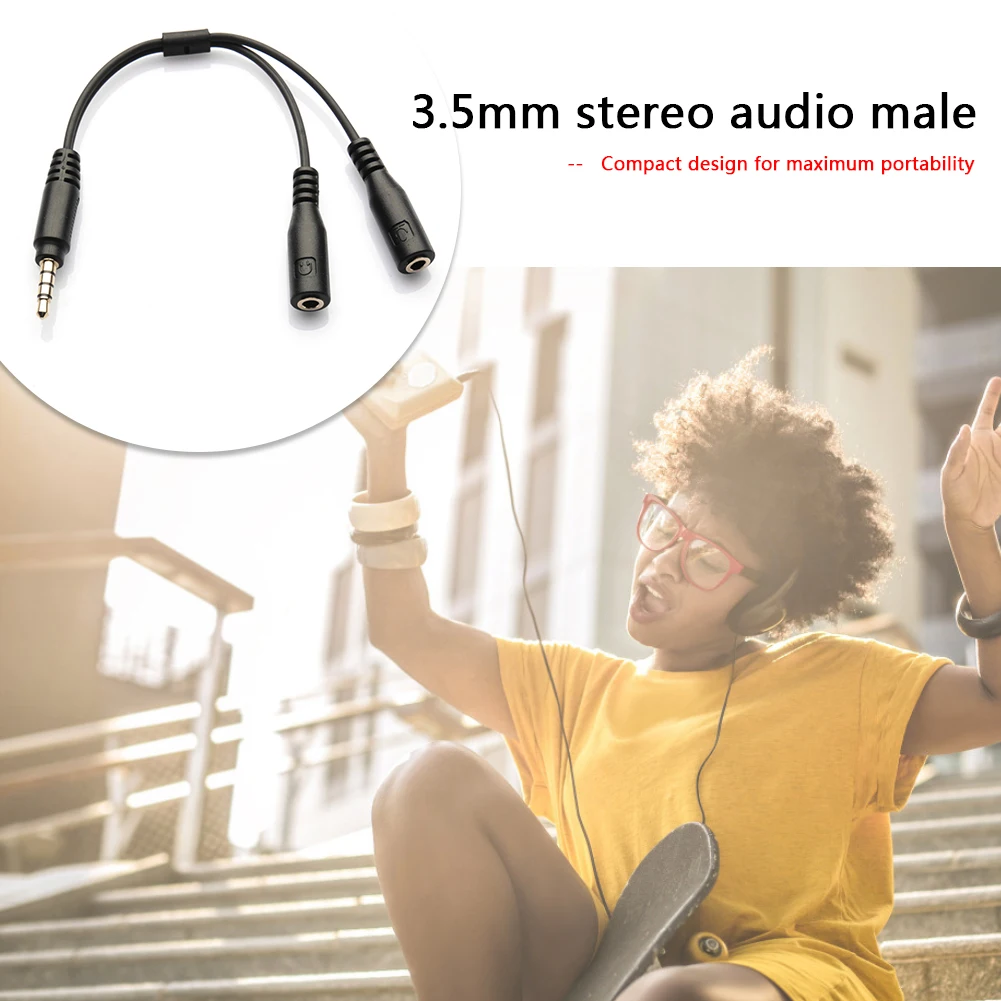 오디오 스튜디오 어댑터 케이블 1 TRRS-2 TRS  - 3.5Mm Trs To Trrs Adapter Audio Cable 리뷰 및 가격