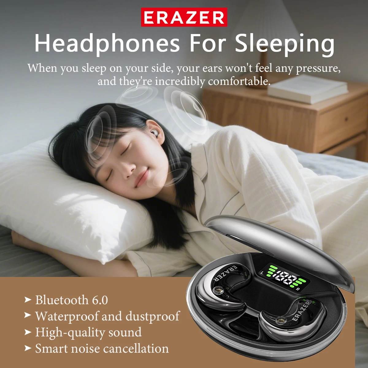 EARZER XF58 인이어 블루투스 헤드폰 마이크 내 - Charging Case For Wireless Microphones 리뷰 및 가격
