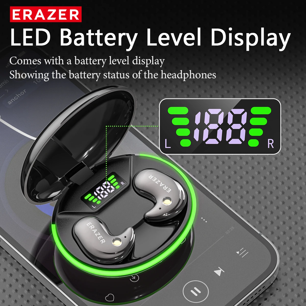 EARZER XF58 인이어 블루투스 헤드폰 마이크 내 - Charging Case For Wireless Microphones 리뷰 및 가격