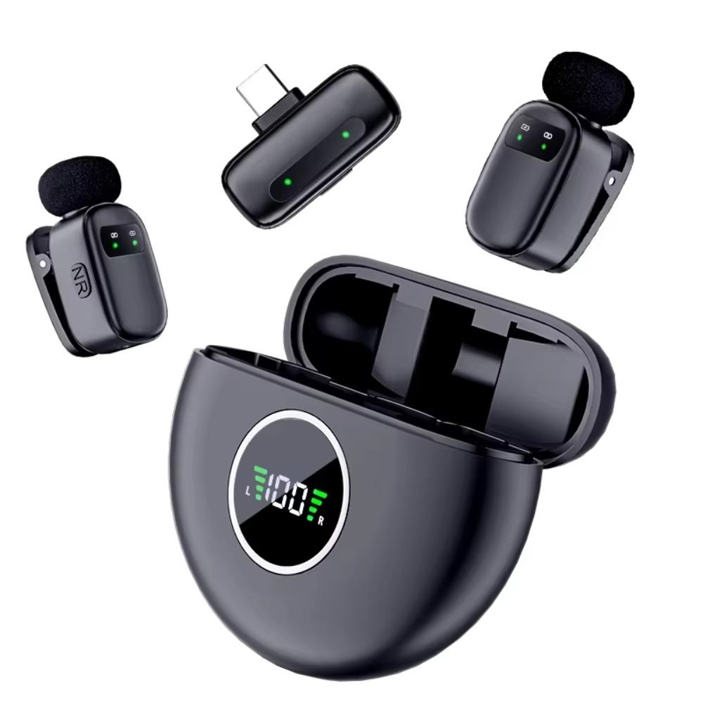 1대 2 무선 라발리에 마이크, Type-C 연결, 스 - Smart Noise Reduction Lapel Microphone 리뷰 및 가격