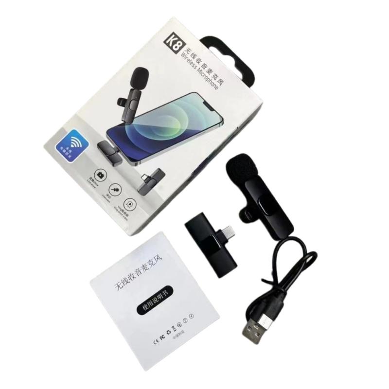 인기 상품: Type-C 스마트폰용 미니 무선 클립 마 - Wireless Mic For Smartphone Video Recording 리뷰 및 가격