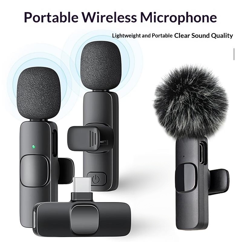 인기 상품: Type-C 스마트폰용 미니 무선 클립 마 - Wireless Mic For Smartphone Video Recording 리뷰 및 가격