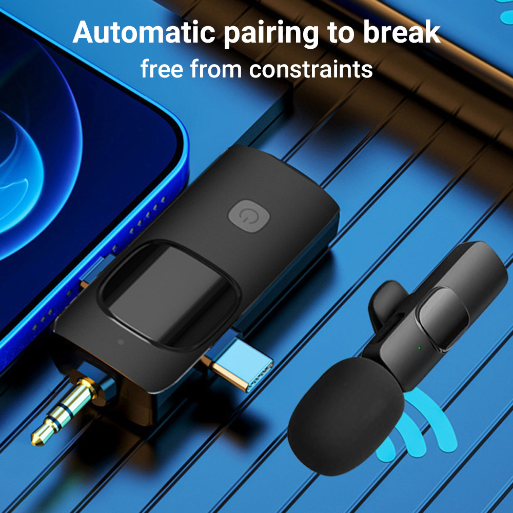3-in-1 무선 라발리에 마이크 플러그 앤 플레이 무 - Wireless Podcast Microphone Dual Mic 리뷰 및 가격