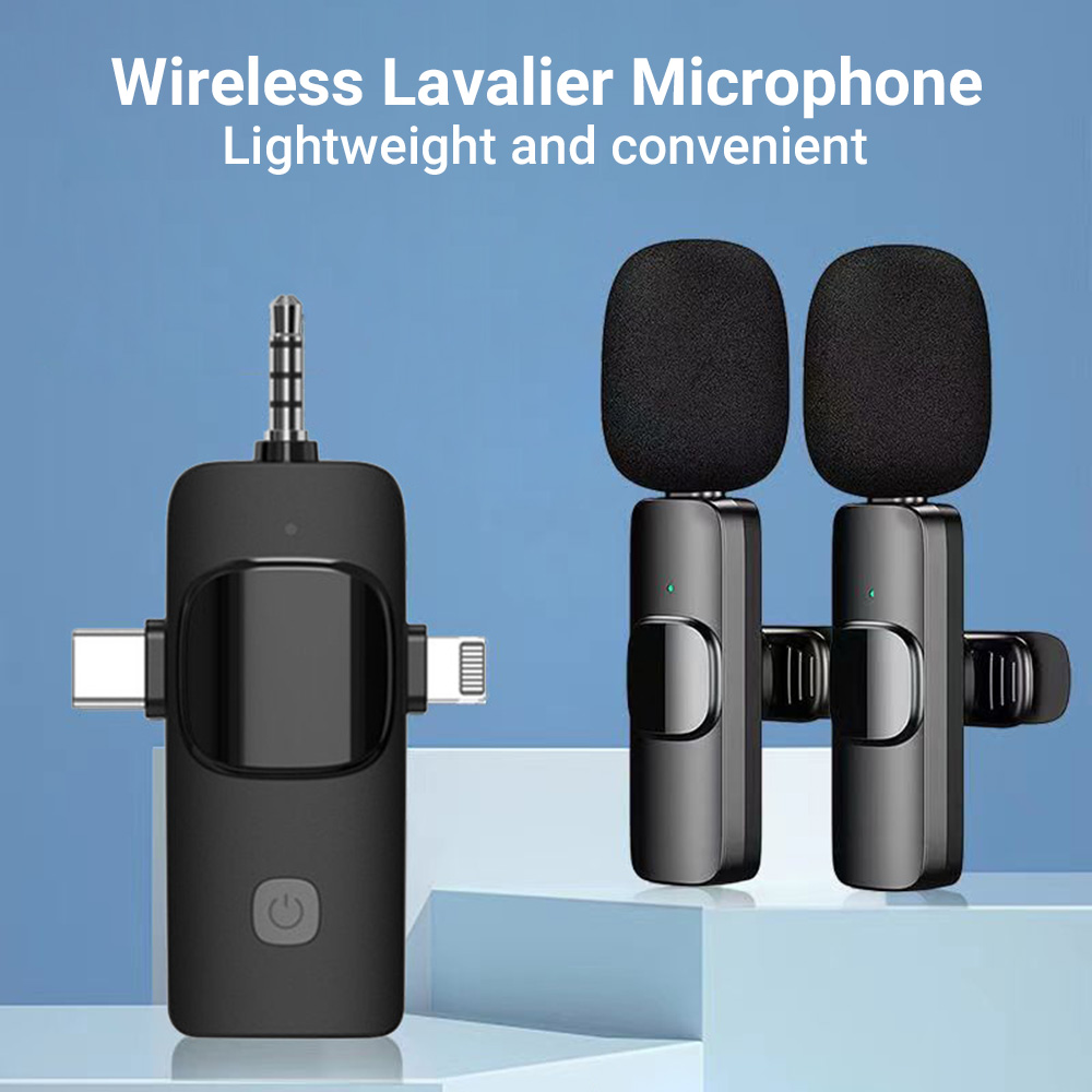 3-in-1 무선 라발리에 마이크 플러그 앤 플레이 무 - Wireless Podcast Microphone Dual Mic 리뷰 및 가격