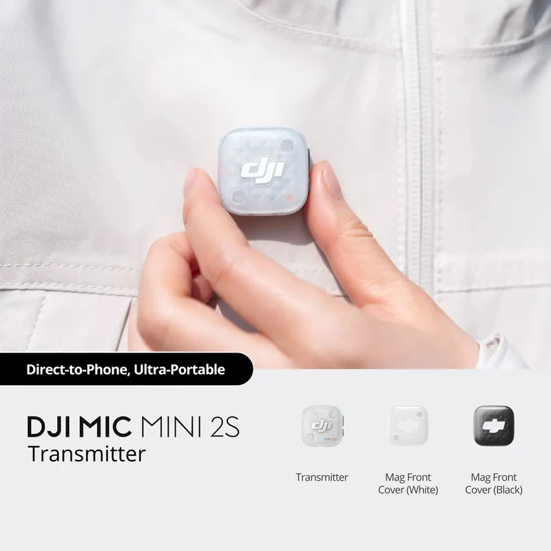 오리지널 DJI 마이크 미니 2S 무선 마이크 클립온  - Magnetic Lavalier Microphone Clip On 리뷰 및 가격