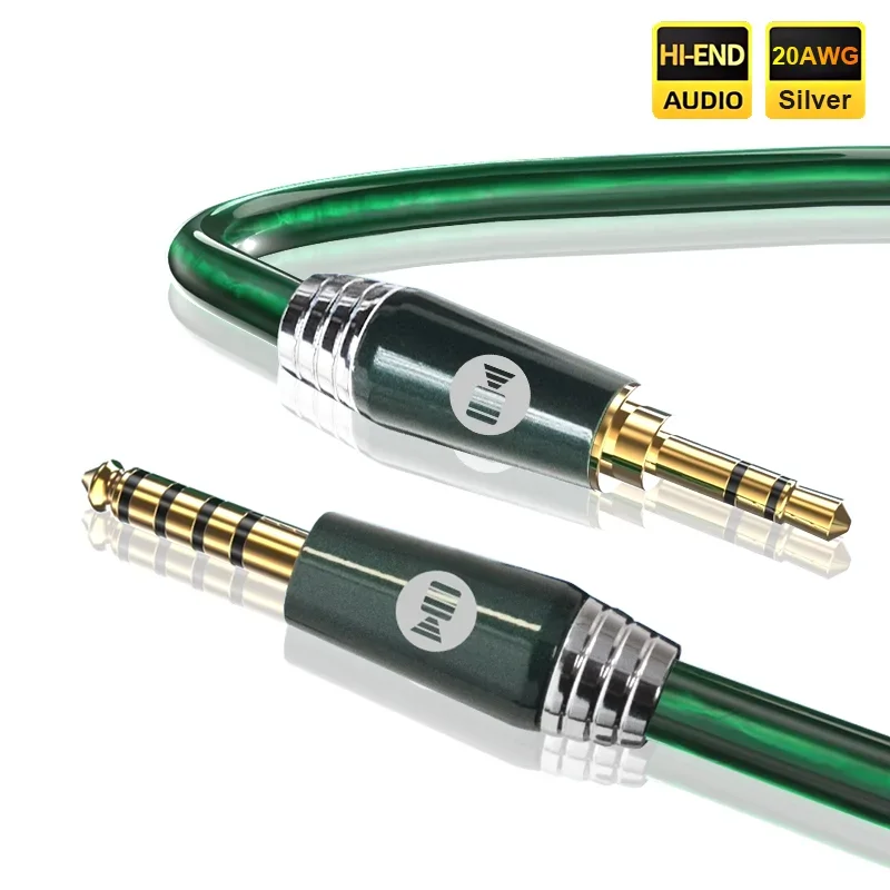 4.4 ~ 3.5 Aux 케이블 4.4mm TRRS ~ - 3.5Mm Trs To Trrs Adapter Audio Cable 리뷰 및 가격