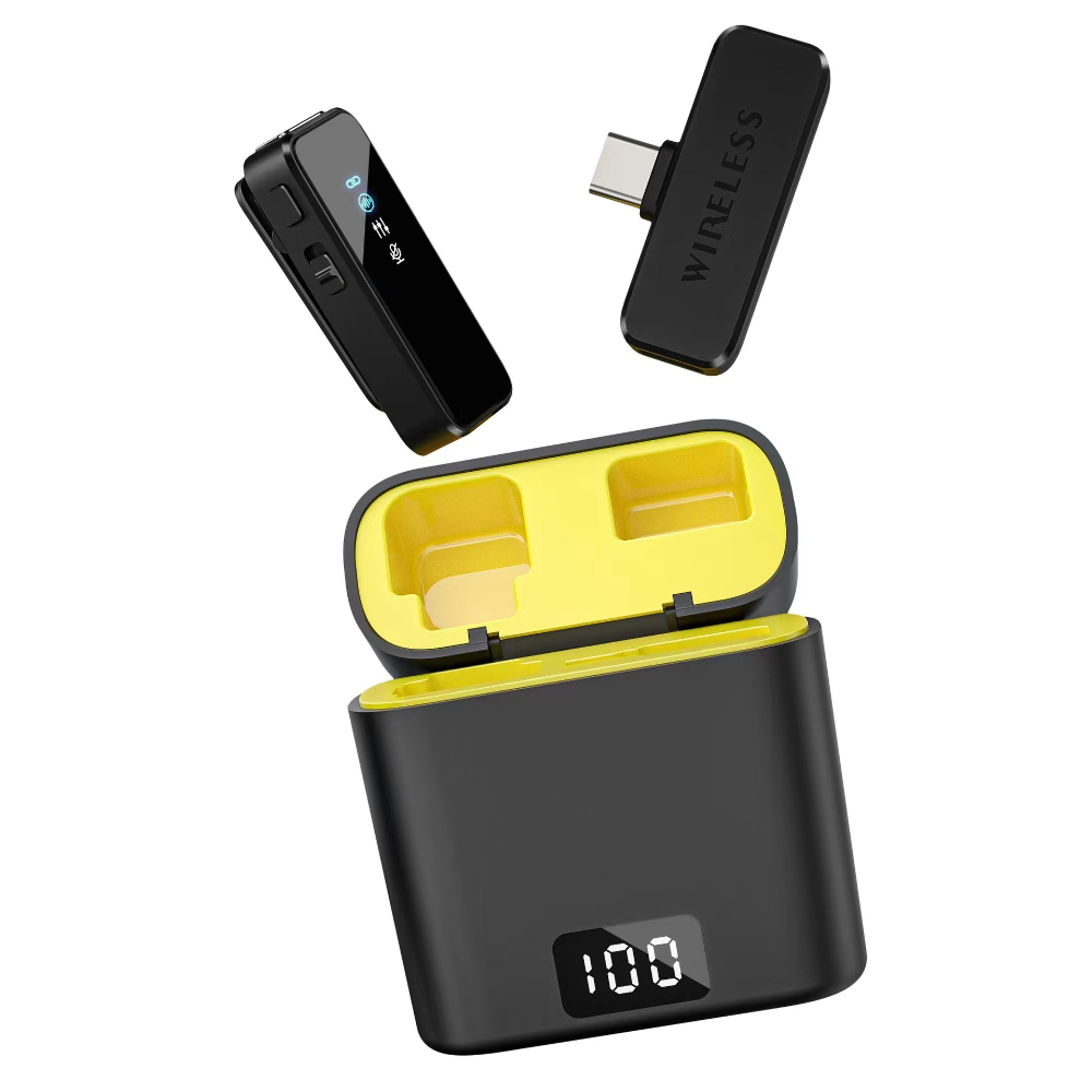 무선 스트리밍 마이크 (노이즈 캔슬링 기능 포함) 및  - Charging Case For Wireless Microphones 리뷰 및 가격