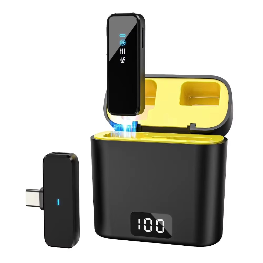 무선 스트리밍 마이크 (노이즈 캔슬링 기능 포함) 및  - Charging Case For Wireless Microphones 리뷰 및 가격