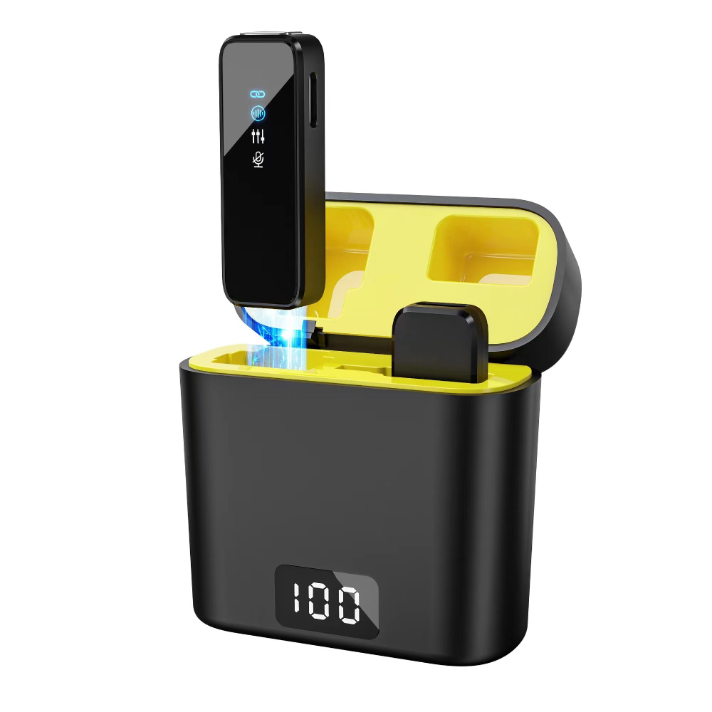 무선 스트리밍 마이크 (노이즈 캔슬링 기능 포함) 및  - Charging Case For Wireless Microphones 리뷰 및 가격