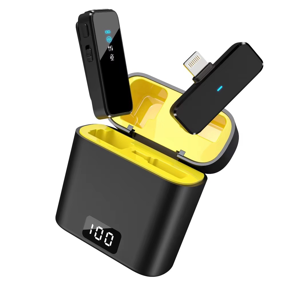 무선 스트리밍 마이크 (노이즈 캔슬링 기능 포함) 및  - Charging Case For Wireless Microphones 리뷰 및 가격