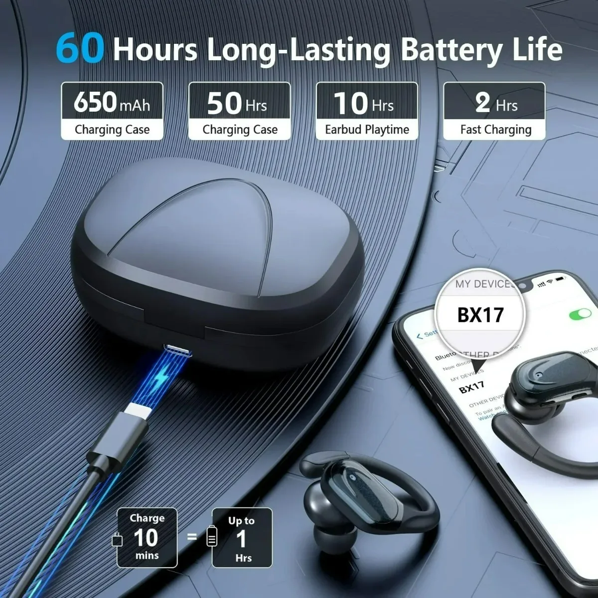 2027년형 QCY 무선 이어버드, 노이즈 캔슬링 마이 - Charging Case For Wireless Microphones 리뷰 및 가격