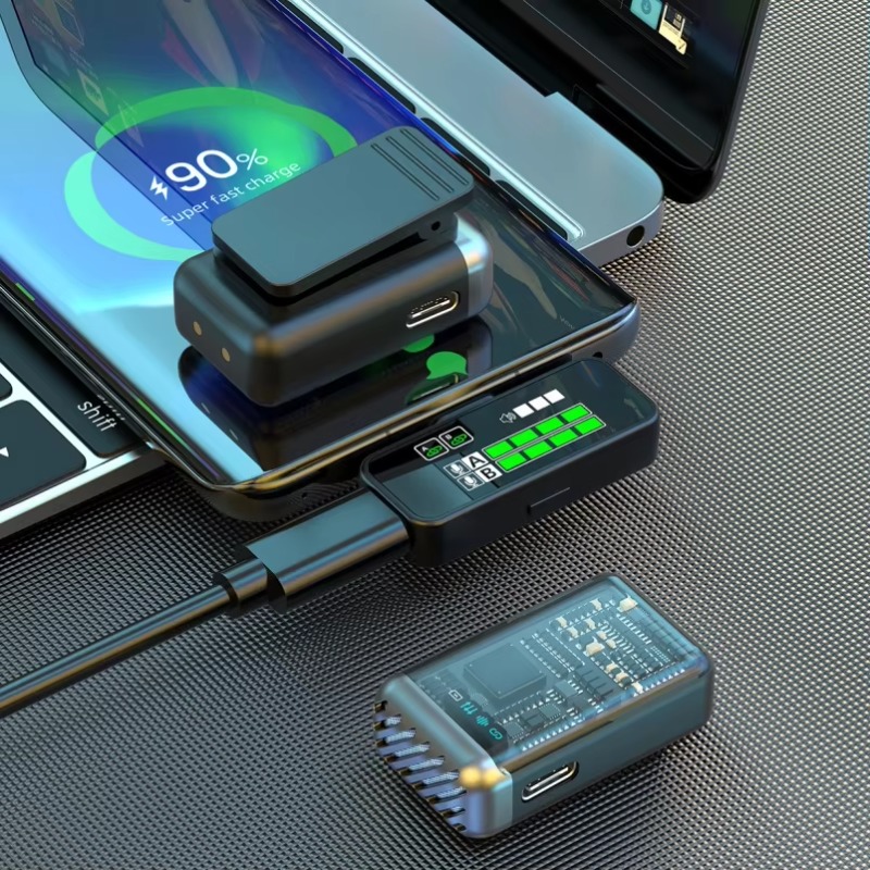 USB 무선 라발리어 마이크 스마트 디스플레이 충전 케 - Charging Case For Wireless Microphones 리뷰 및 가격