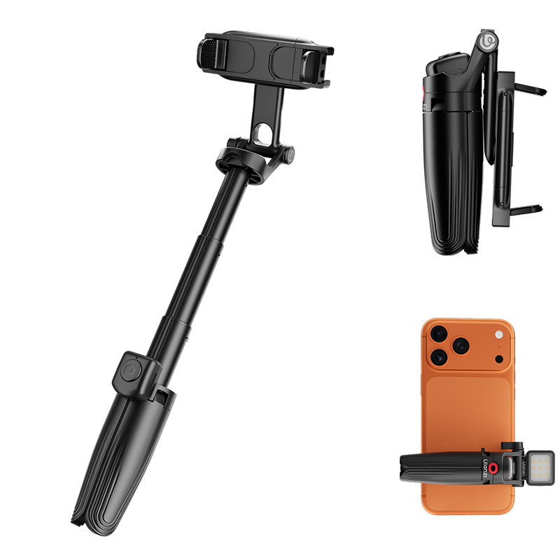 울란지 JJ21 미니 셀카봉 삼각대 (아이폰 17, 1 - Vlog Selfie Stick Tripod Bluetooth Mic 리뷰 및 가격