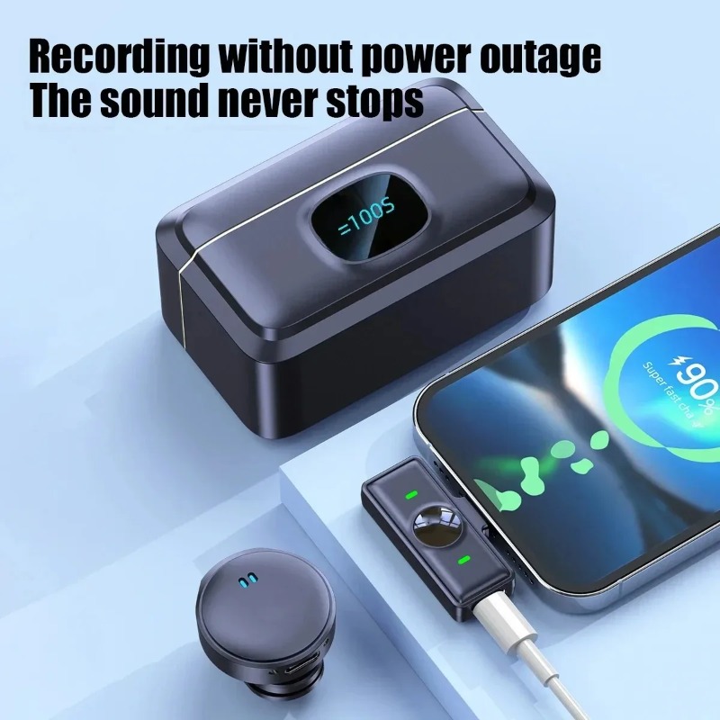 Q8 마그네틱 무선 라발리에 마이크 휴대용 클립형 오디 - Magnetic Lavalier Microphone Clip On 리뷰 및 가격